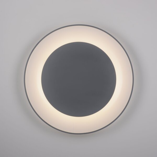 Lampe de plafonnier LED à intensité variable avec télécommande Gris Ø70 cm