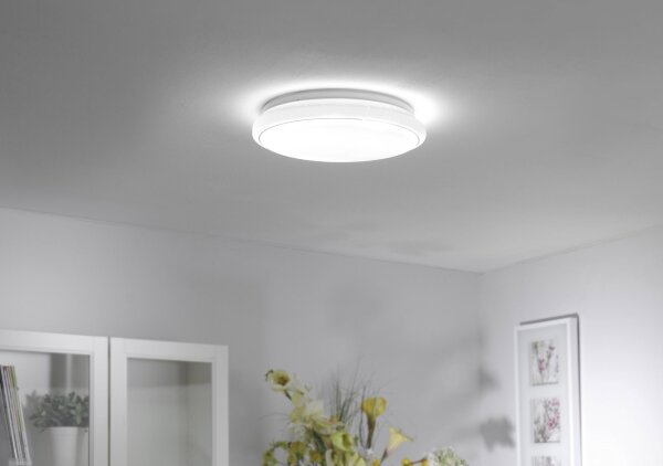 Plafonnier LED Ciel de nuit Timer Ø44 cm 3000-5000 K