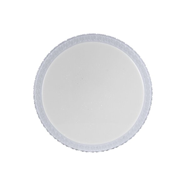 Plafonnier LED Ciel étoilé verre rond Ø30 cm 9 W
