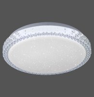 Plafonnier LED Ciel étoilé verre rond...
