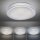 Lampe de plafonnier LED Ciel étoilé Ø60 cm 36 W Télécommande