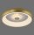 Plafonnier LED à intensité variable effet cristal 29 W laiton