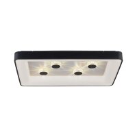 Plafonnier LED noir 2700-5000 K 6295 lm dimmable