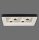 Plafonnier LED noir 2700-5000 K 6295 lm dimmable