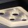 Plafonnier LED noir 2700-5000 K 6295 lm dimmable