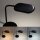 Lampe de table LED flexible noire 3000-6000 K 7 W intensité lumineuse variable