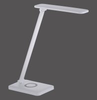 Lampe de bureau LED blanche Touch 61,5 cm 5 W flexible