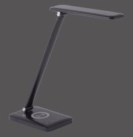 Lampe de bureau LED noire tactile 680 lm réglable