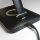 Lampe de bureau LED noire tactile 680 lm réglable