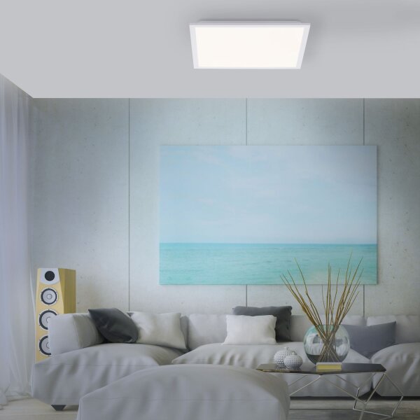 Plafonnier LED avec détecteur de mouvement L:44,5 cm 2100 lm