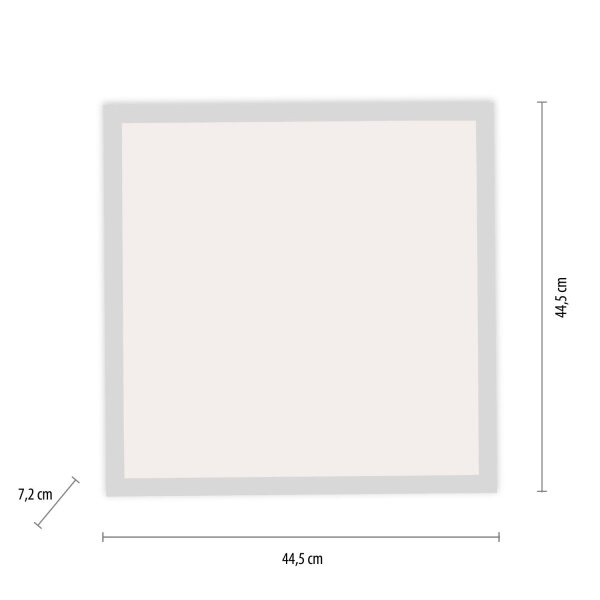 Plafonnier LED avec détecteur de mouvement L:44,5 cm 2100 lm