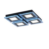 Plafonnier LED &agrave; intensit&eacute; variable RBG...