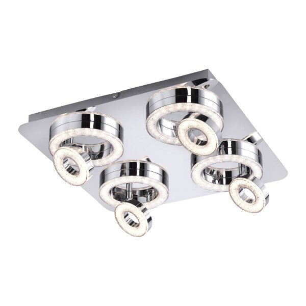 Spot de plafond LED flexible métal L:40 cm 3000 K 270 lm
