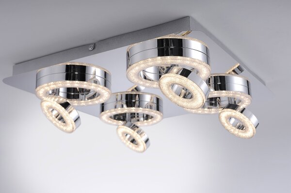 Spot de plafond LED flexible métal L:40 cm 3000 K 270 lm