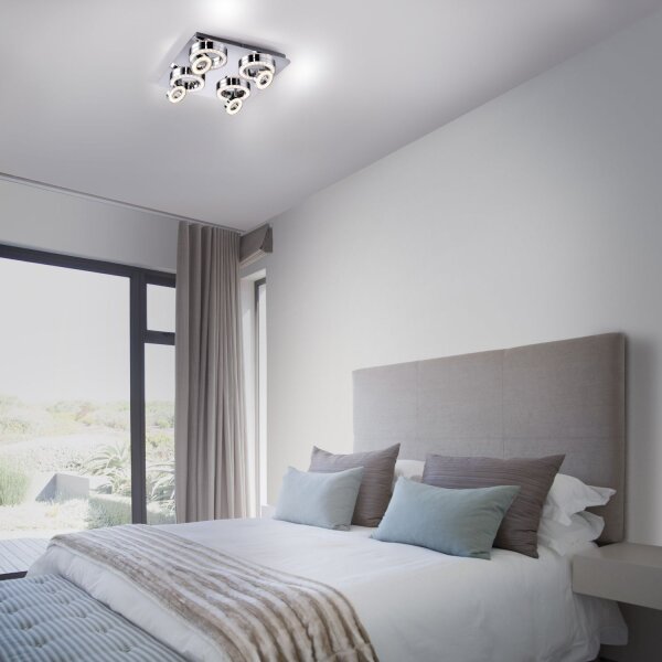 Spot de plafond LED flexible métal L:40 cm 3000 K 270 lm