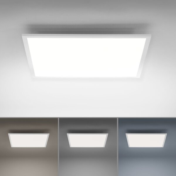 Plafonnier LED à intensité variable blanc Télécommande 4100 lm