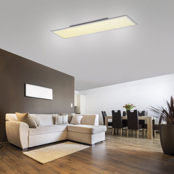 Plafonnier LED à intensité variable Télécommande 119 cm 4000 lm