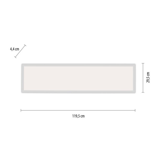Plafonnier LED à intensité variable Télécommande 119 cm 4000 lm