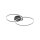 Plafonnier LED métal noir 26 W 3000 K flexible