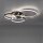 Lampe de plafonnier LED Noir Aluminium Métal L:85 cm 35 W