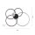Lampe de plafonnier LED Noir Aluminium Métal L:85 cm 35 W