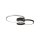 Lampe de plafonnier LED Noir Aluminium Métal L:58 cm 26 W