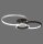 Lampe de plafonnier LED Noir Aluminium Métal L:58 cm 26 W