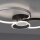 Lampe de plafonnier LED Noir Aluminium Métal L:58 cm 26 W