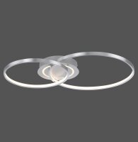 Plafonnier LED stylé en aluminium 3000 K anneaux