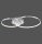 Plafonnier LED stylé en aluminium 3000 K anneaux