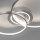 Plafonnier LED stylé en aluminium 3000 K anneaux