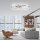 Plafonnier LED stylé en aluminium 3000 K anneaux