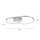 Plafonnier LED stylé en aluminium 3000 K anneaux