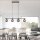 Suspension allongée en verre fumé 100 cm E14 confortable