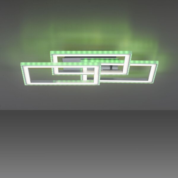 Lampe de plafonnier LED Rainbow RGB dimmable 5100 lm L:56 cm