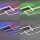 Lampe de plafonnier LED Rainbow RGB dimmable 5000 lm L:121 cm