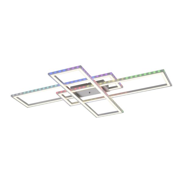 Lampe de plafonnier LED Rainbow RGB dimmable 5600 lm L:101,2 cm