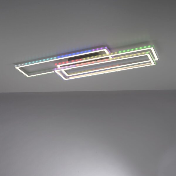 Lampe de plafonnier LED Rainbow RGB dimmable 5600 lm L:101,2 cm