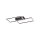 Plafonnier LED à intensité variable noir 4200 lm 3000 K 36 W