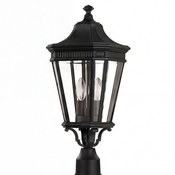 Lampe de socle extérieure Noir H:57,5cm Rustique IP44