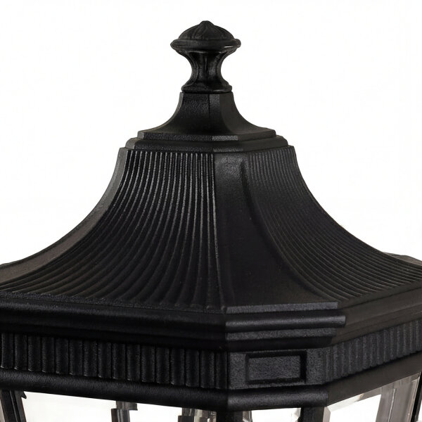 Lampe de socle extérieure Noir H:57,5cm Rustique IP44