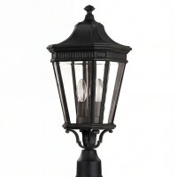 Lampe de socle extérieure Noir H:57,5cm Rustique IP44