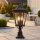 Lampe de socle extérieure Noir H:57,5cm Rustique IP44