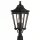 Lampe de socle extérieure Noir H:57,5cm Rustique IP44