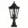 Lampe de socle extérieure Noir H:57,5cm Rustique IP44