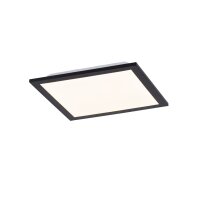 Lampe de plafonnier LED plate noire L:29,5 cm 6 W 750 lm