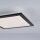 Lampe de plafonnier LED plate noire L:29,5 cm 6 W 750 lm
