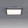 Lampe de plafonnier LED plate noire L:29,5 cm 6 W 750 lm