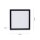 Lampe de plafonnier LED plate noire L:29,5 cm 6 W 750 lm