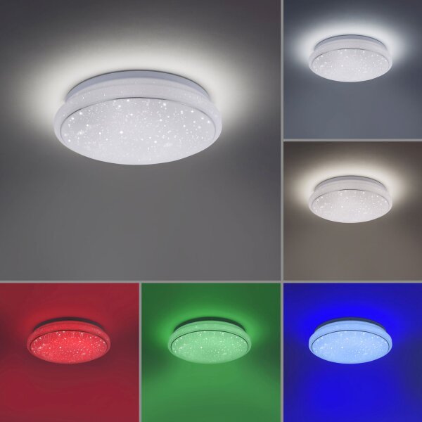 Lampe de plafonnier LED Ciel de nuit dimmable RGB 2700-5000 K